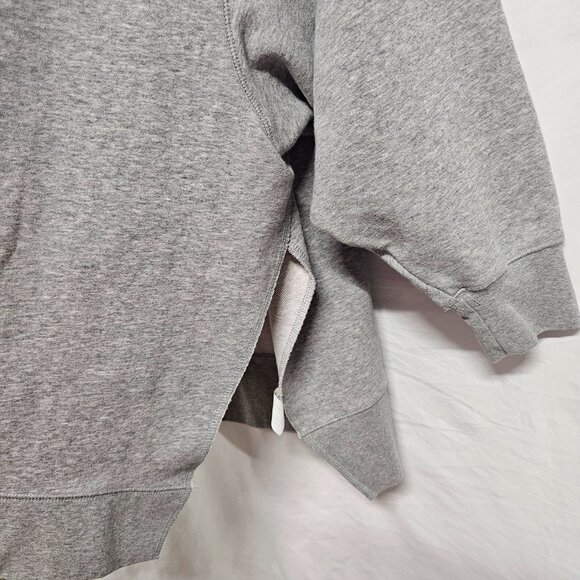 NATURAL LIFE Oversized Pullover Women Size S/M Gray French Terry - Picture 6 of 12